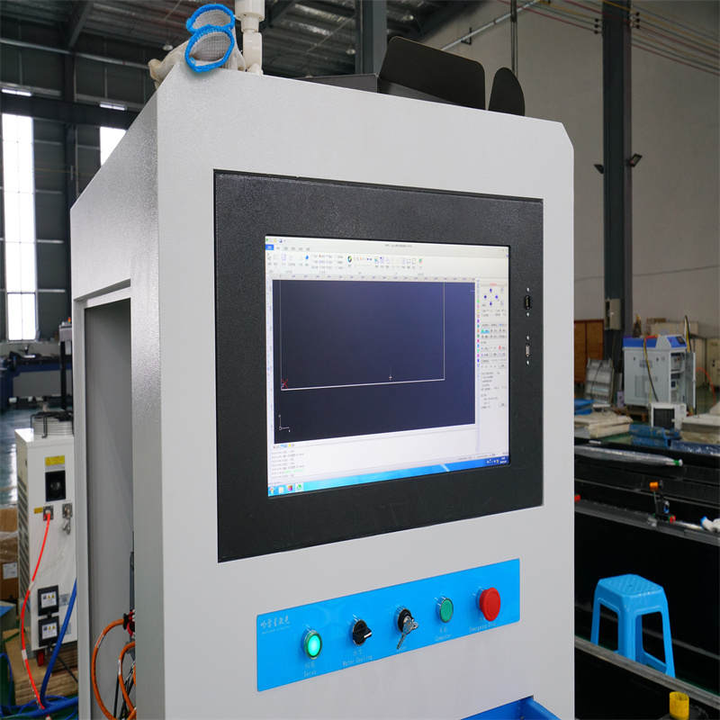 Машина за ласерско сечење влакна 1000w 1500w 2000w за метален лим