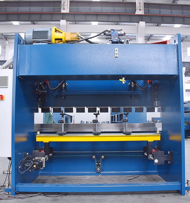 100t Cnc машини за свиткување на метал, 3200 Mm Cnc листови со притискање сопирачка со E21