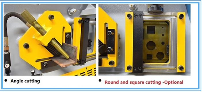 60t Q35-16 Hydraulic Ironworker Shearing Punching Bending And Notching Machine 60t Q35-16 Хидраулична железарска машина за стрижење, свиткување и забивање