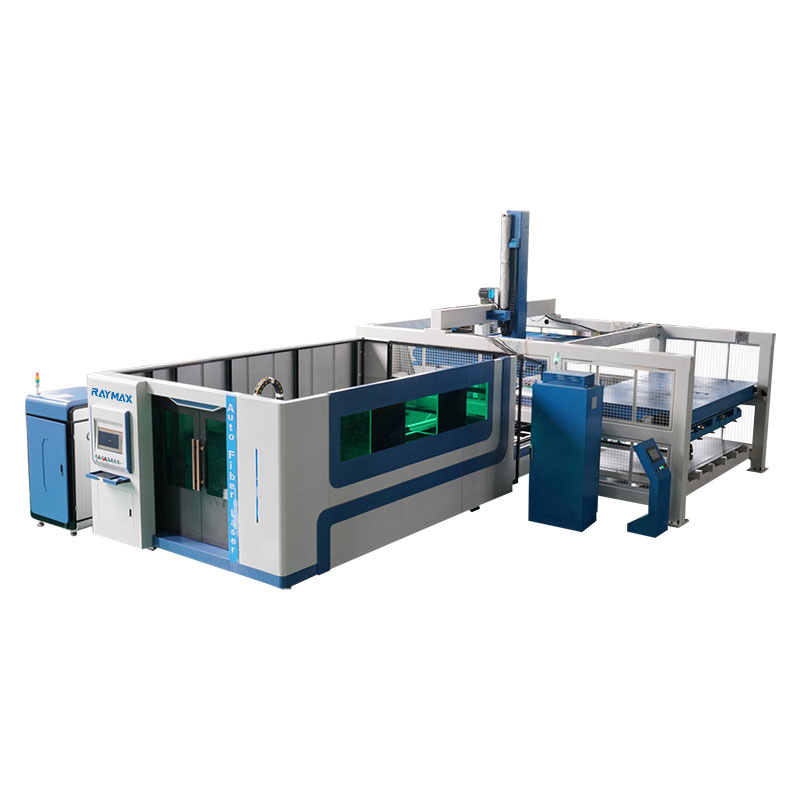 Машина за ласерско ладење со вода автоматско Cnc ласерско сечење со метални влакна 1500w