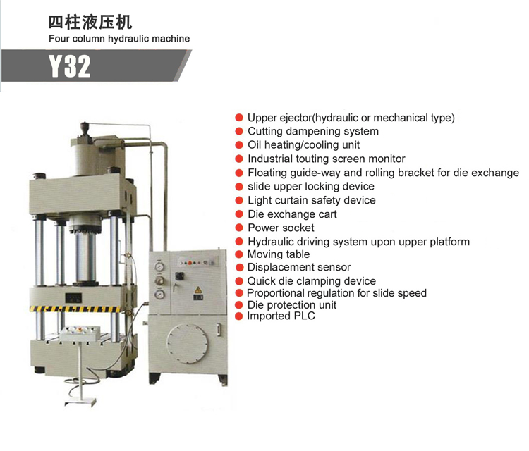 Cnc хидраулична преса 100 тони машина за хидраулични преси за длабоко цртање за нерѓосувачки челик