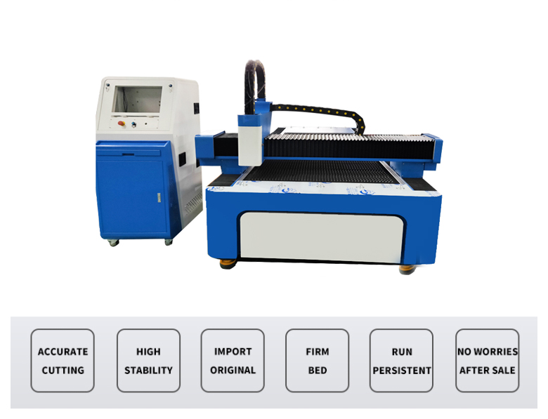 Висококвалитетна машина за ласерско сечење влакна 1530 за метал 500w 750w 1000w 1500w